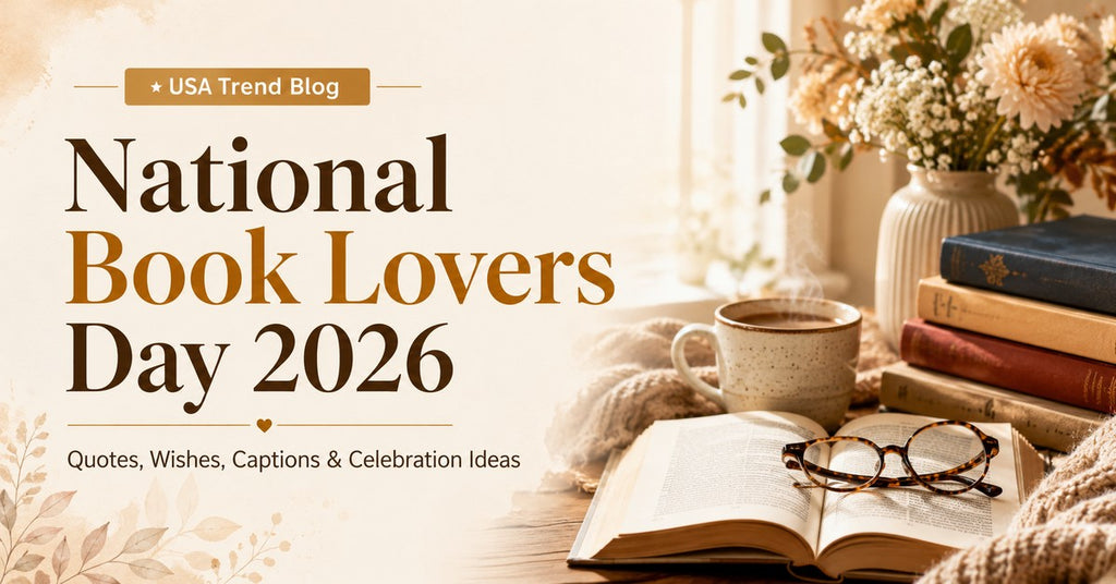 National Book Lovers Day 2026 quotes wishes captions and celebration ideas