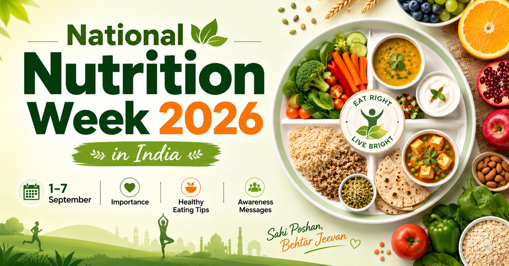 National Nutrition Week 2026 in India 1 to 7 September healthy eating tips and awareness