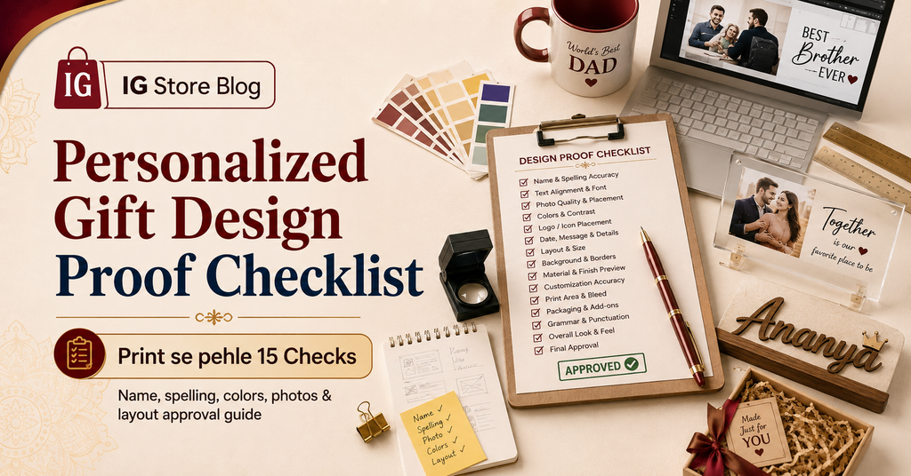 Personalized Gift Design Proof Checklist - IG Store Blog