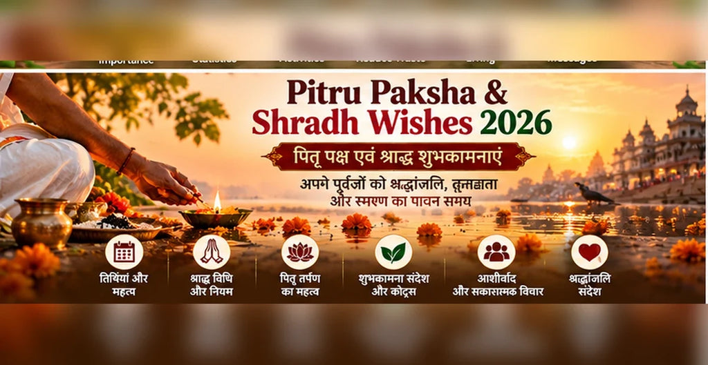Pitru Paksha and Shradh Wishes 2026 Hindi शुभकामनाएं messages quotes