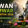 Sawan Somwar Vrat Katha 2026 date, puja vidhi, story and rules with Lord Shiva