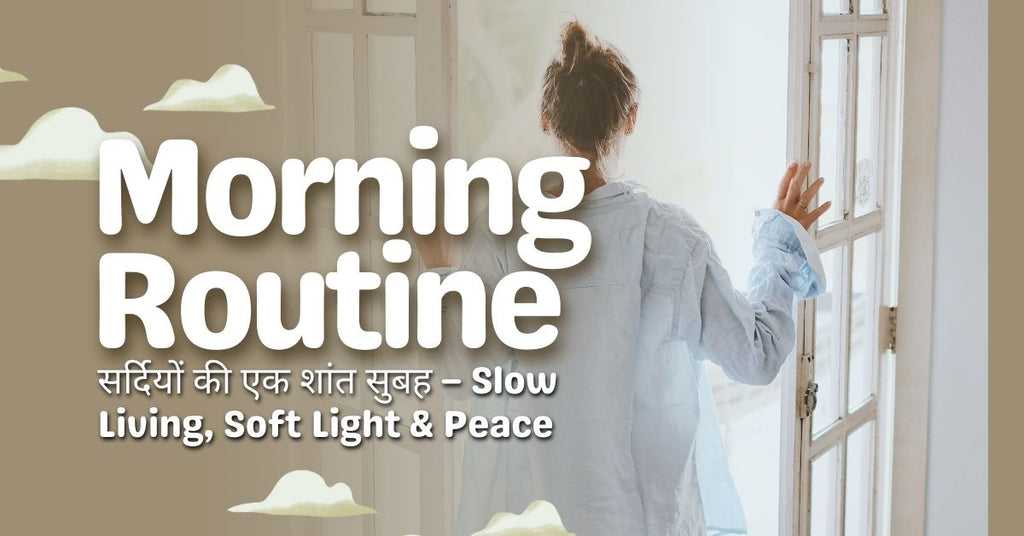 slow winter morning routine in hindi