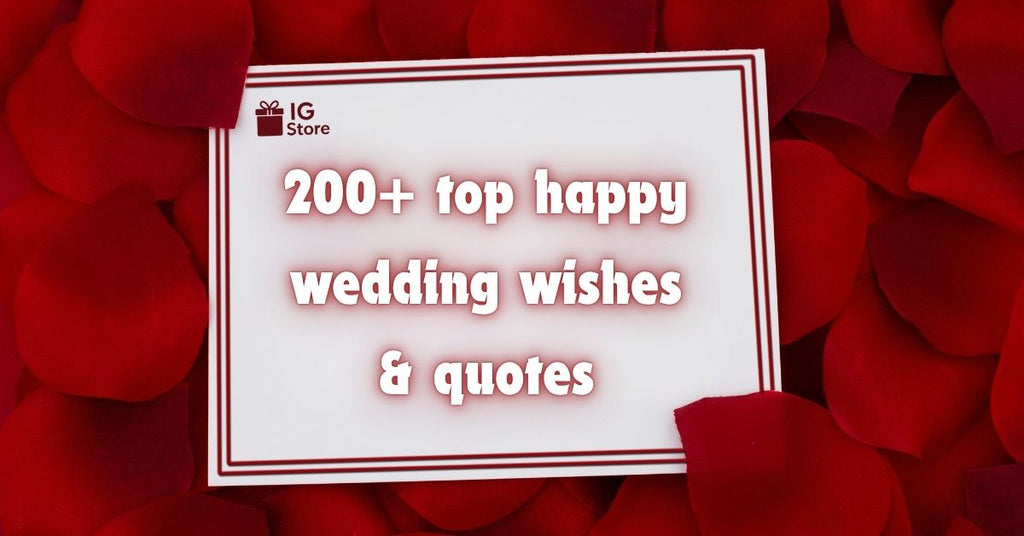 Top Happy Wedding Wishes and Wuotes for Newlywed Couples