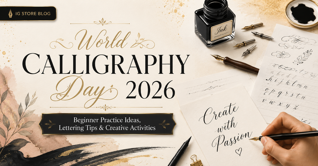 World Calligraphy Day 2026 beginner practice ideas lettering tips and creative activities