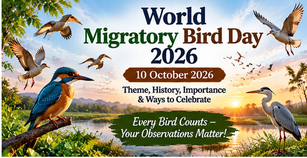 World Migratory Bird Day 2026 10 October Every Bird Counts Your Observations Matter
