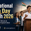 International Youth Day Speech 2026 Hindi English speech ideas banner