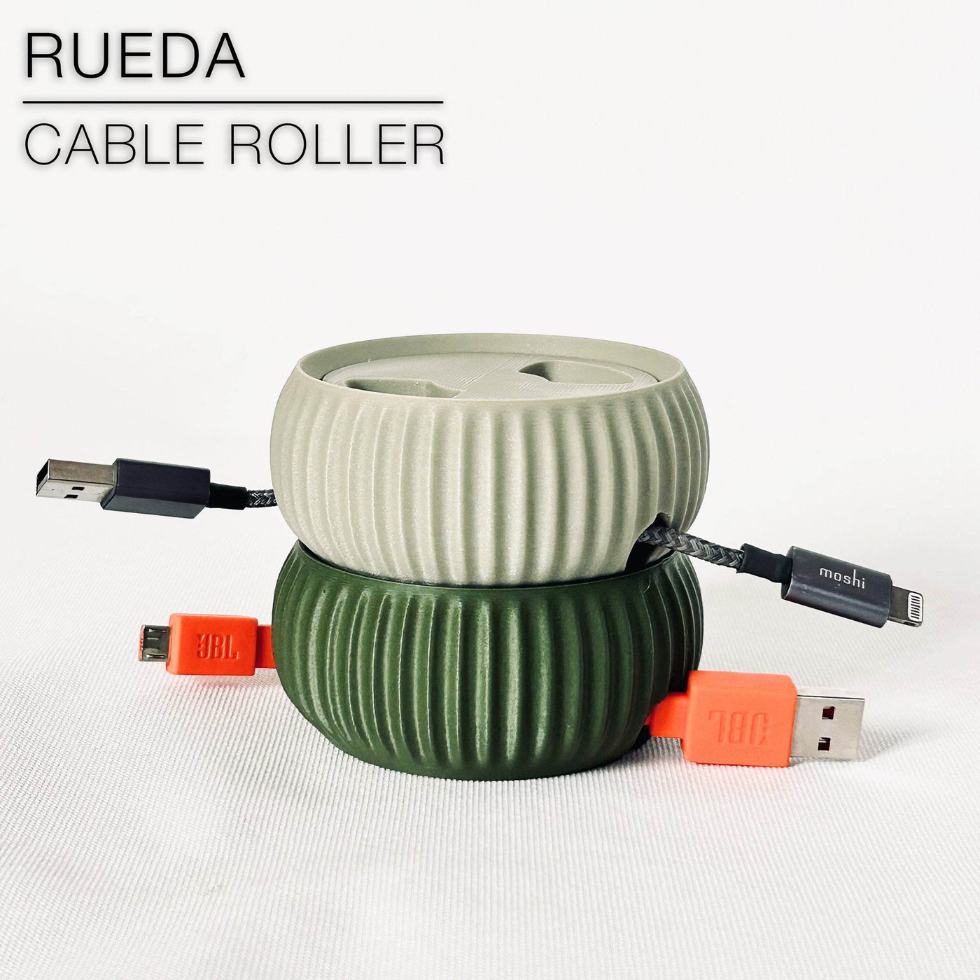 RUEDA (Wheel) Cable Roller Organizer – Tangle-Free Storage - IG Store