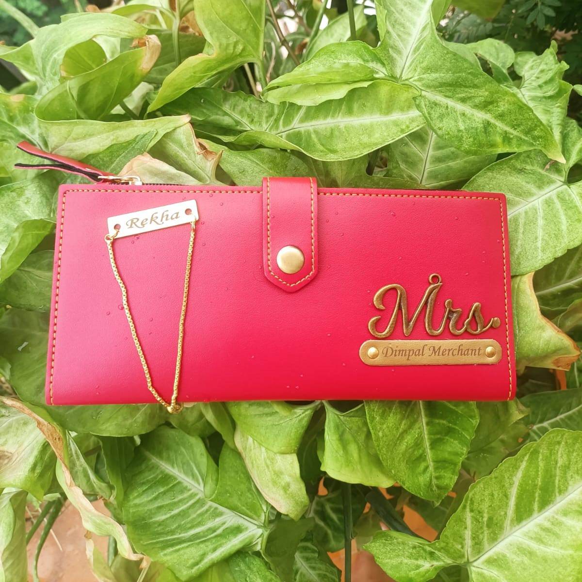 Customized Bhabhi Wallet + Rakhi Combo – Personalized Gift Set for Raksha Bandhan - IG Store