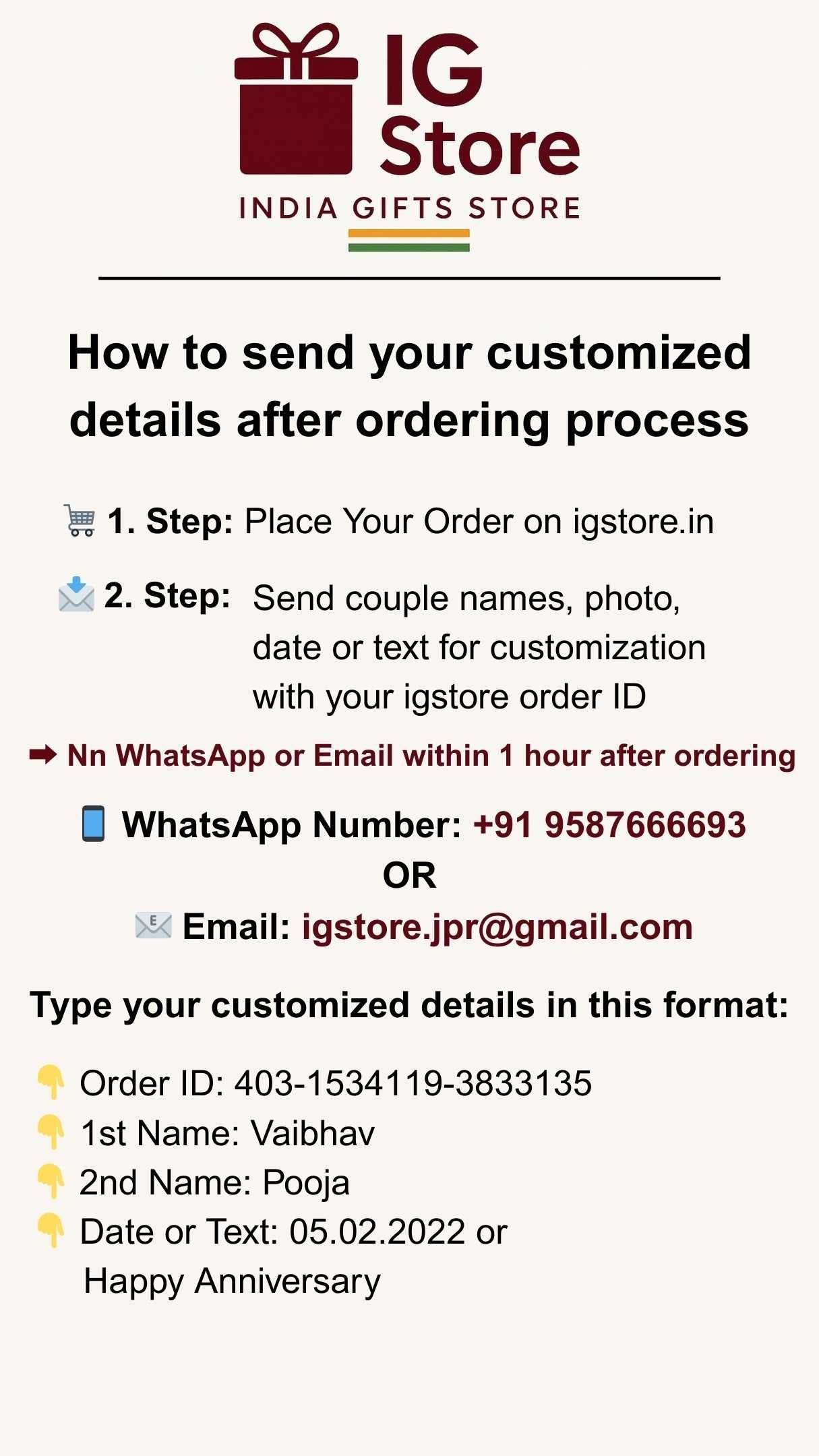 Personalized Acrylic Photo Frame – Custom Clear Frameless Photo Gift - IG Store