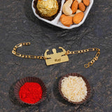 Designer Chain Rakhi for Brother | 13 Unique Brass Designs | Free Delivery - IG Store