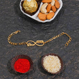 Designer Chain Rakhi for Brother | 13 Unique Brass Designs | Free Delivery - IG Store