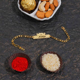 Designer Chain Rakhi for Brother | 13 Unique Brass Designs | Free Delivery - IG Store