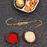 Designer Chain Rakhi for Brother | 13 Unique Brass Designs | Free Delivery - IG Store