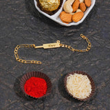 Designer Chain Rakhi for Brother | 13 Unique Brass Designs | Free Delivery - IG Store