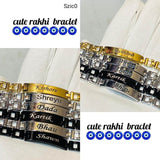 Men’s Fancy Bracelet Rakhi – Personalized Engraved Rakhi for Brother - IG Store