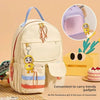Cute Shinchan keychain hanging on backpack