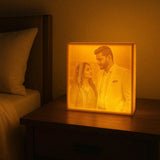 3D Photo Lamp Gift – Personalized LED Photo Frame with Yellow/White Light - IG Store