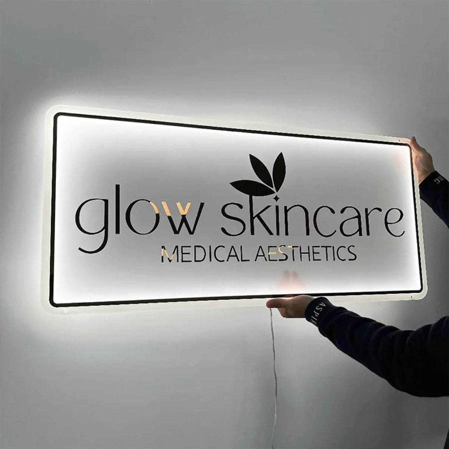 3D Custom Backlit Sign Board for Shop, Café, Bar & Salon – Acrylic LED ...