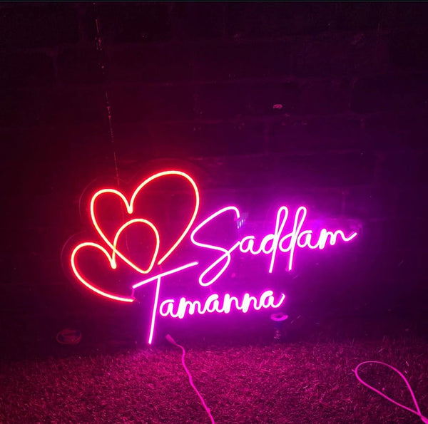 Custom Neon Sign Board