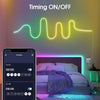 FloRo Magic Neon Light Strip 5M – App Control, Music Sync, Multicolor LED Neon Rope