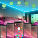 FloRo Magic Neon Light Strip 5M – App Control, Music Sync, Multicolor LED Neon Rope