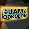 3D Custom Backlit Sign Board for Shop, Café, Bar & Salon – Acrylic LED Glow Name Board