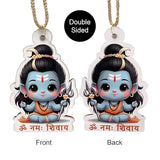 Baby Shiv Double-Sided Hanging Ornament