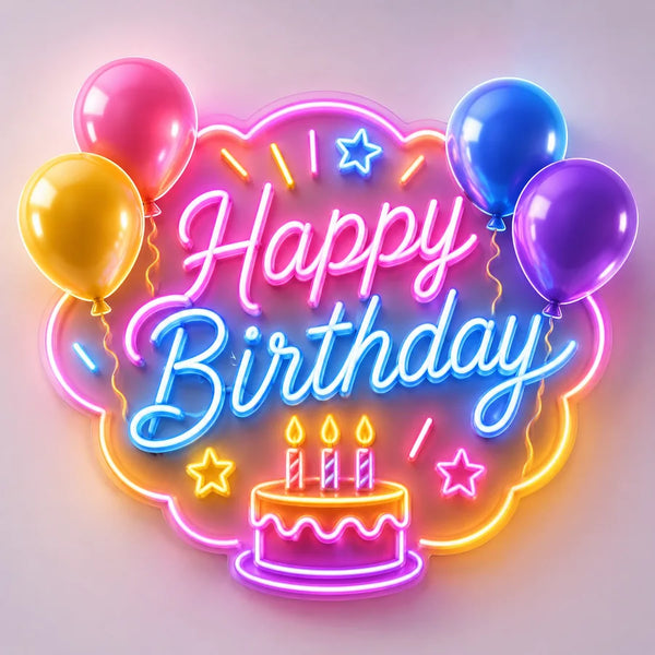 Happy Birthday Neon collection image