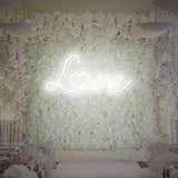 White love neon sign brightening up your room decor
