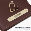 Personalized Men's Wallet – Custom Name & Charm Leather Wallet | Gift Box Included