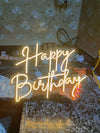 Happy Birthday Neon Light on Rent Jaipur – Birthday Decoration LED Neon