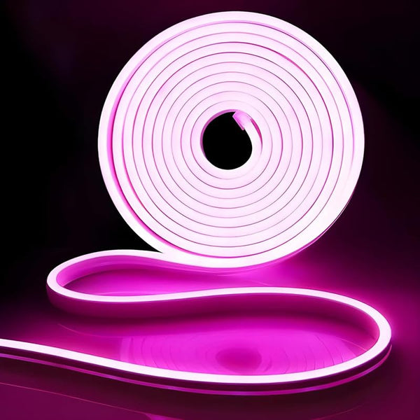 Flexible Neon LED Strip Light | Waterproof DIY Neon Sign Light | 12V Silicone LED Strip for Home & Shop Decoration