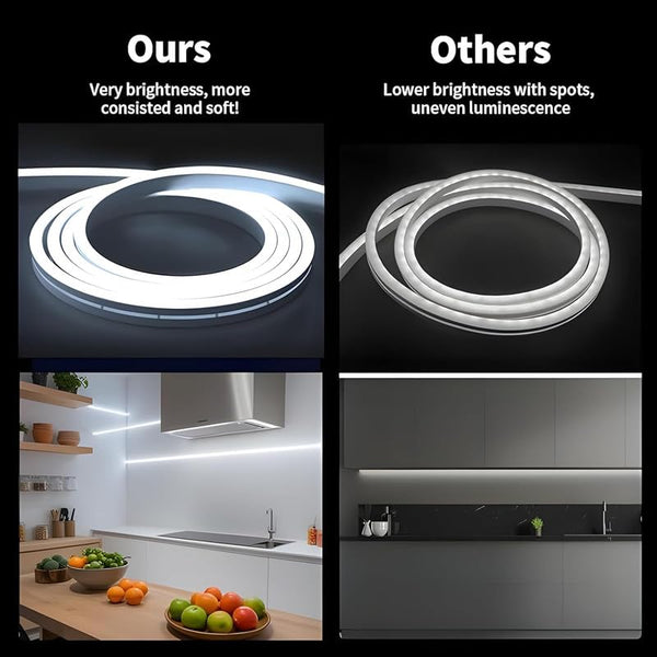 Flexible Neon LED Strip Light | Waterproof DIY Neon Sign Light | 12V Silicone LED Strip for Home & Shop Decoration