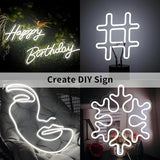 Flexible Neon LED Strip Light | Waterproof DIY Neon Sign Light | 12V Silicone LED Strip for Home & Shop Decoration