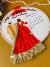 Custom Embroidery Hoop for Wedding, Anniversary & Birthday | Personalized Handmade Hoop Wall Decor