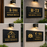 Premium Acrylic Name Plate for Home | Indoor & Outdoor