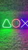 Play Station Icons Neon Sign 14x46 cm Video 