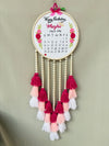 Custom Embroidery Hoop for Wedding, Anniversary & Birthday | Personalized Handmade Hoop Wall Decor
