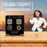 QR Code Stand – Double QR Display Standee for Business