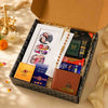 Rakhi Combo 03 Raksha Bandhan gift box for brother with wallet photo frame Rudraksha Rakhi chocolates and Denver set