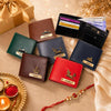 NEXON personalized men wallet and photo keychain color options for Rakhi gift hamper