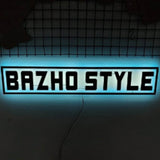 3D Custom Backlit Sign Board for Shop, Café, Bar & Salon – Acrylic LED Glow Name Board - IG Store