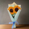 Sunflower bouquet gift with same day delivery in Jaipur premium sky wrap design