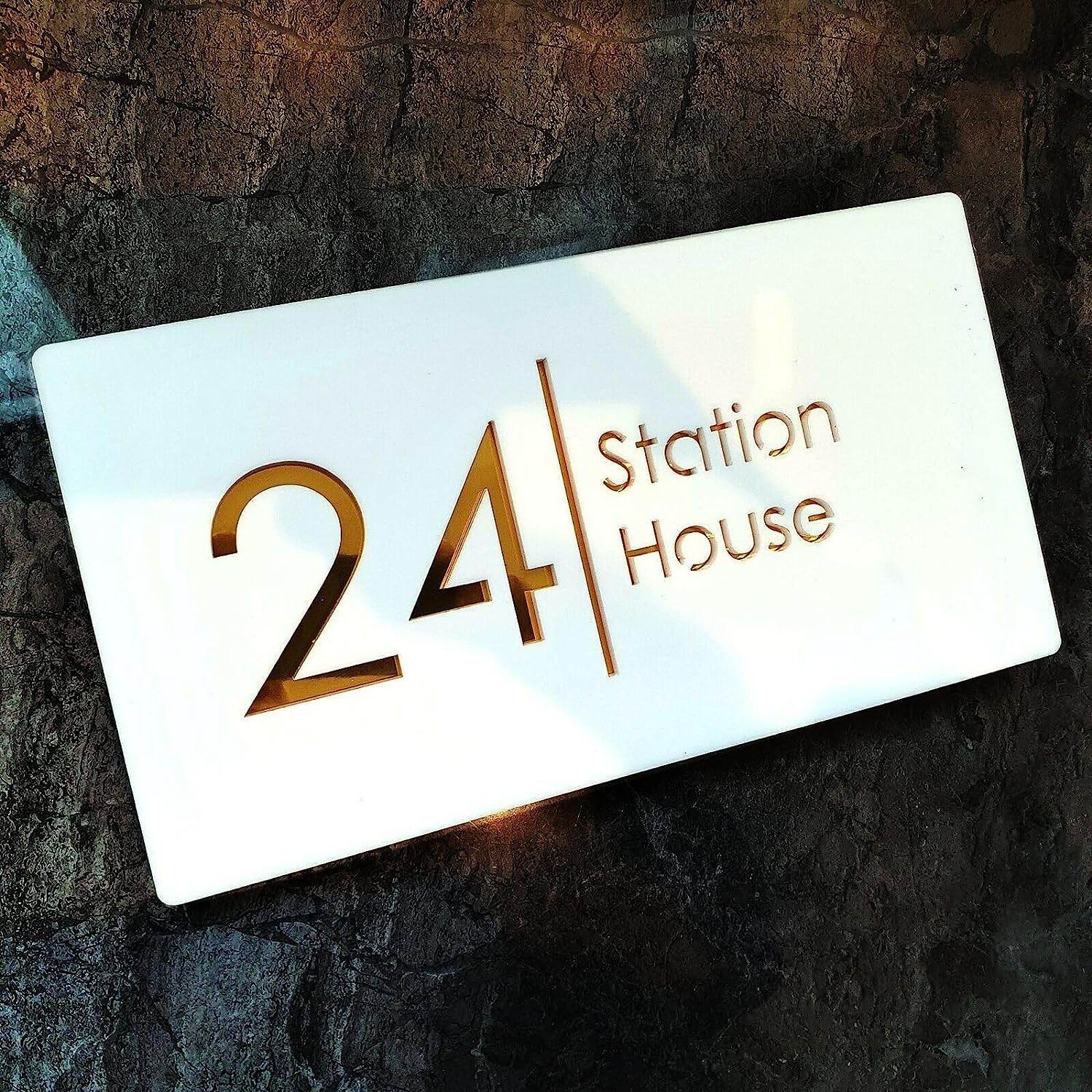 Luxury Door Name Plates for Home β Custom Acrylic & 3D Designs - Image 2