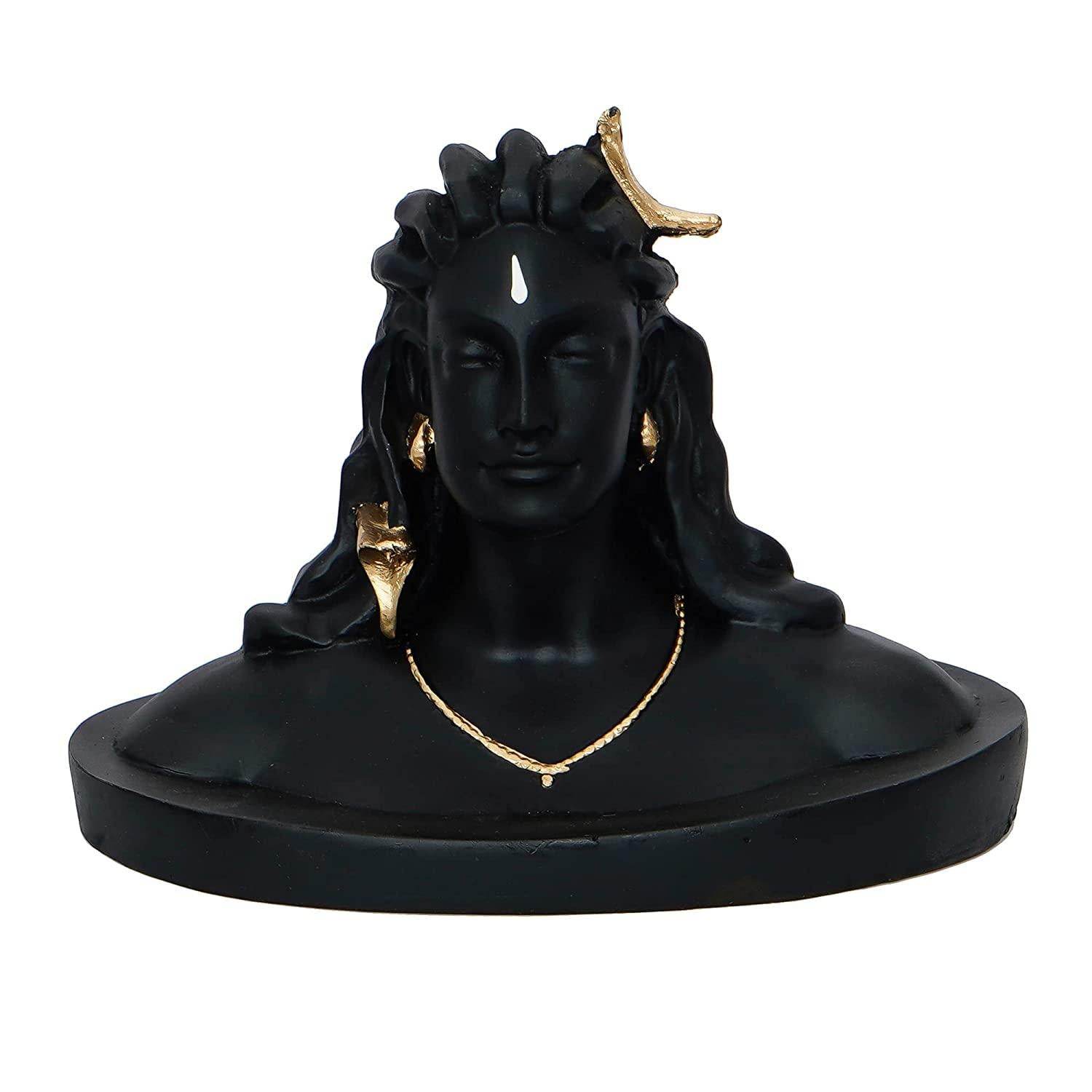 Shiva Handcrafted Polyresin Figurine – Lord Mahadev Idol for Home & Spiritual Decor - Image 2