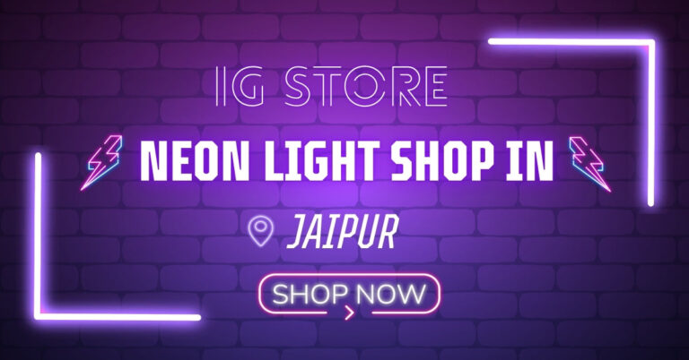 Neon Light Shop in Jaipur | Custom Neon Signs & LED Lights – India Gift Store