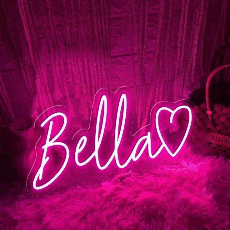 Custom Name Neon Sign – Personalized LED Wall Decor with Heart Shape | Bedroom & Birthday Gift - Image 6