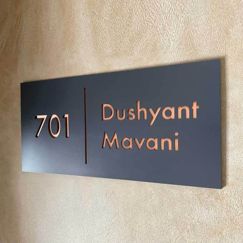 Luxury Door Name Plates for Home β Custom Acrylic & 3D Designs - Image 6