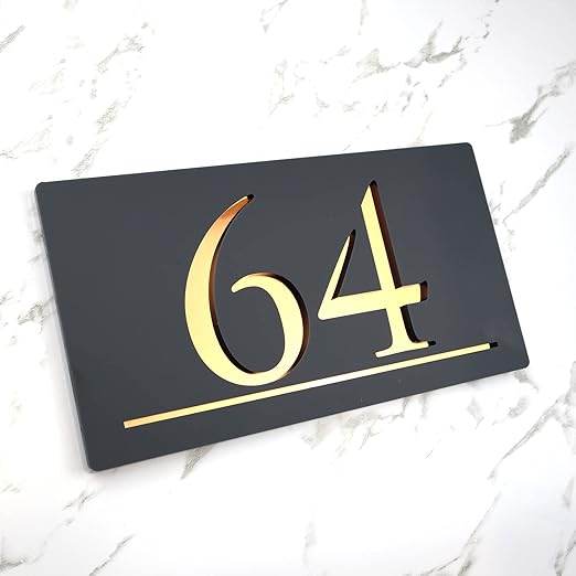 Luxury Door Name Plates for Home β Custom Acrylic & 3D Designs - Image 9