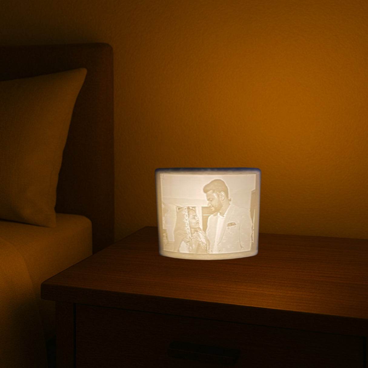 Personalized 3D Curved Photo Lamp – Unique Custom Photo Lamp Gift - Image 2